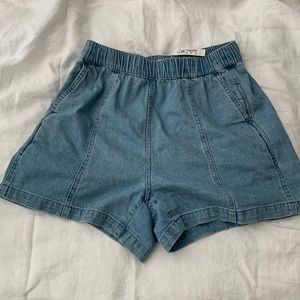 Madewell high waist jean shorts